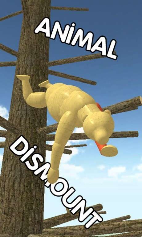 Animal Dismount – игра в которой можно кидать козу
