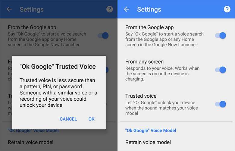 Новые методы разблокировки смартфонов с Android по голосу