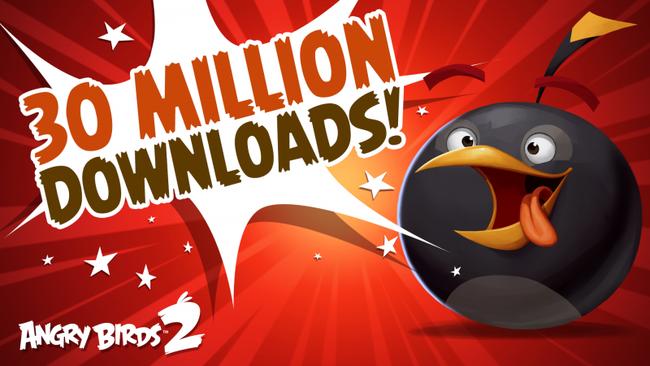 Angry Birds 2: 30 миллионов загрузок за 2 недели