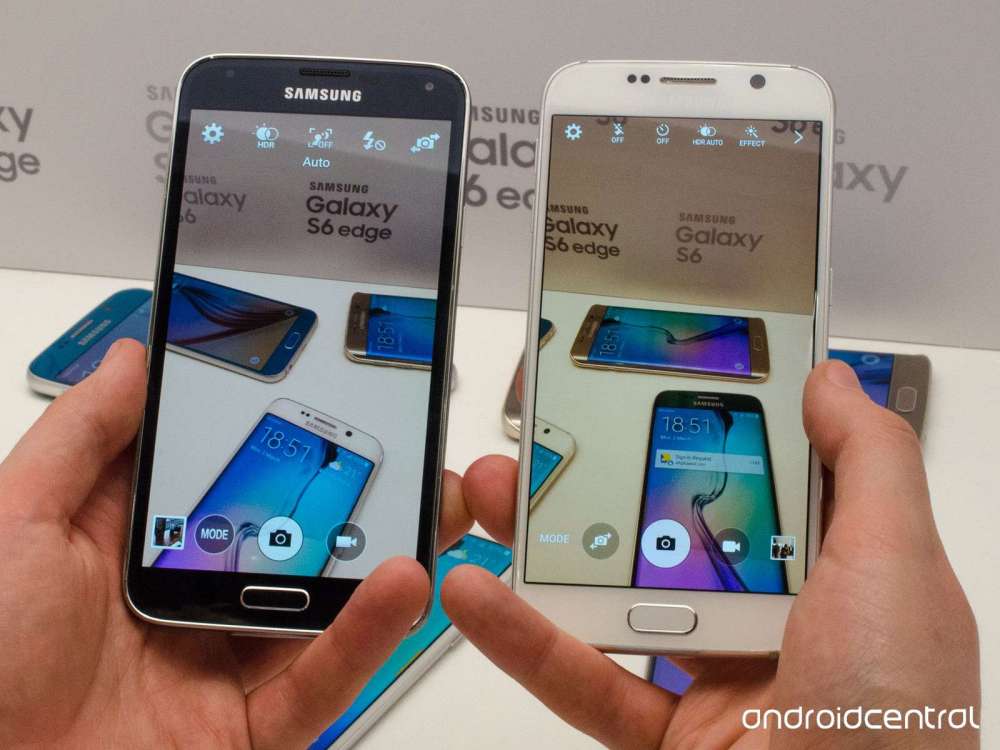 Материальное влияние в Samsung Galaxy S6
