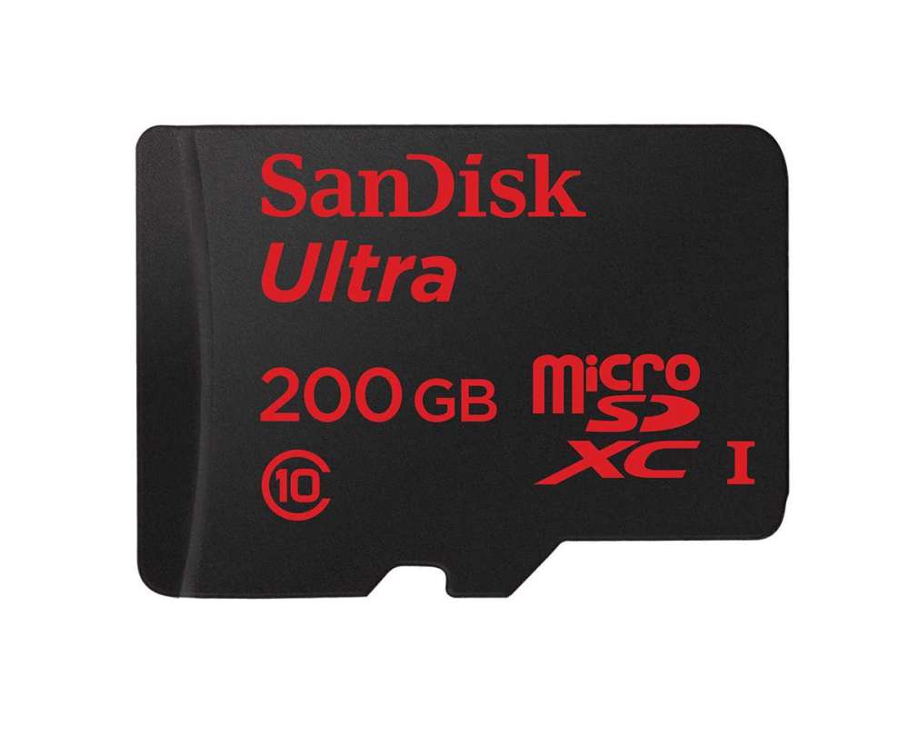MicroSD карты на 200 гигабайт от SanDisk
