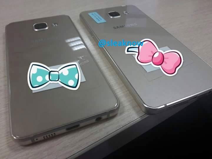 Фотографии Samsung Galaxy A3 и Galaxy A5 2016