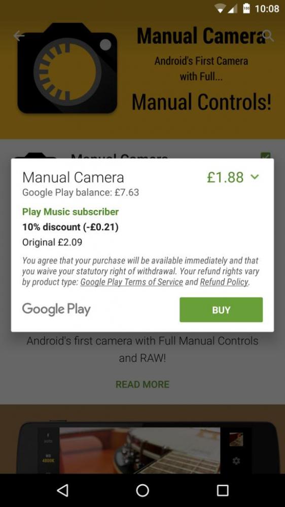 Google Play одаривает скидками подписчиков Play Music