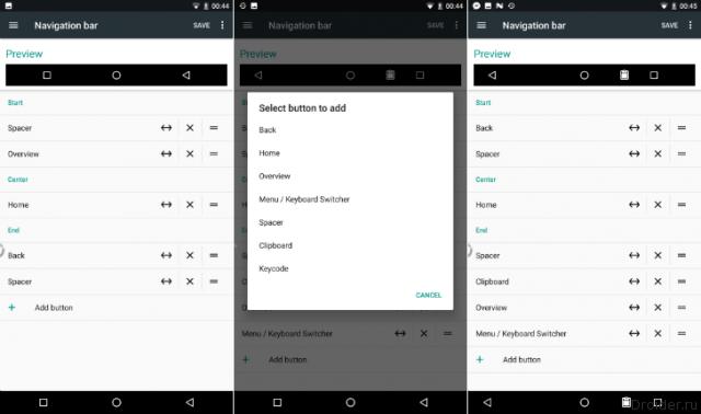 Гибкая настройка виртуальных клавиш управления появится в Android 7.1
