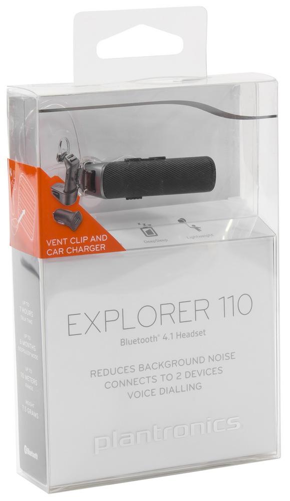 Управлять голосом: Bluetooth-гарнитура Plantronics Explorer 110 с поддержкой голосовых помощников 