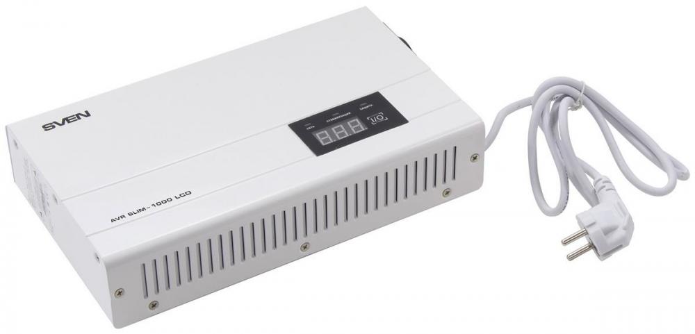 Сеть без скачков – стабилизаторы напряжения SVEN SLIM-1000 LCD и SLIM-500 LCD