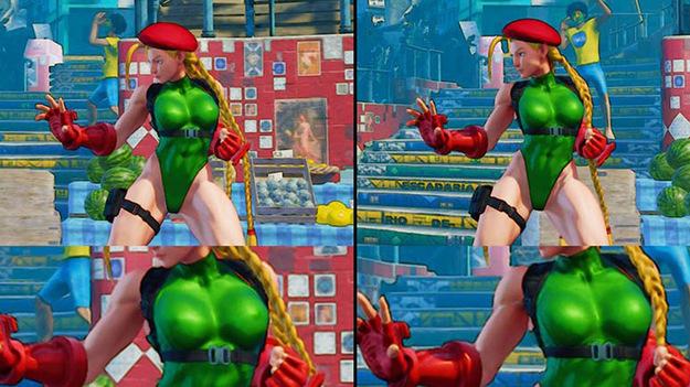 Женским персонажам в Street Fighter V сделали пластику груди