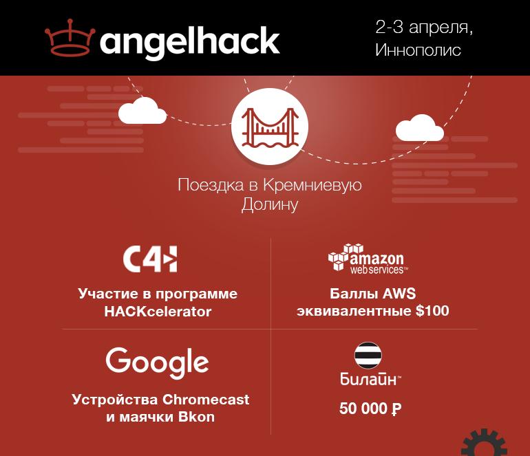 Крупнейший в мире хакатон AngelHack пройдет в регионах России!