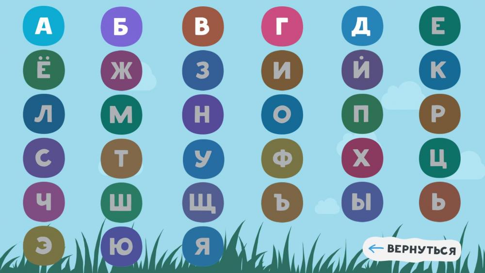 Изучаем Алфавит - интерактивная игра-азбука для детей