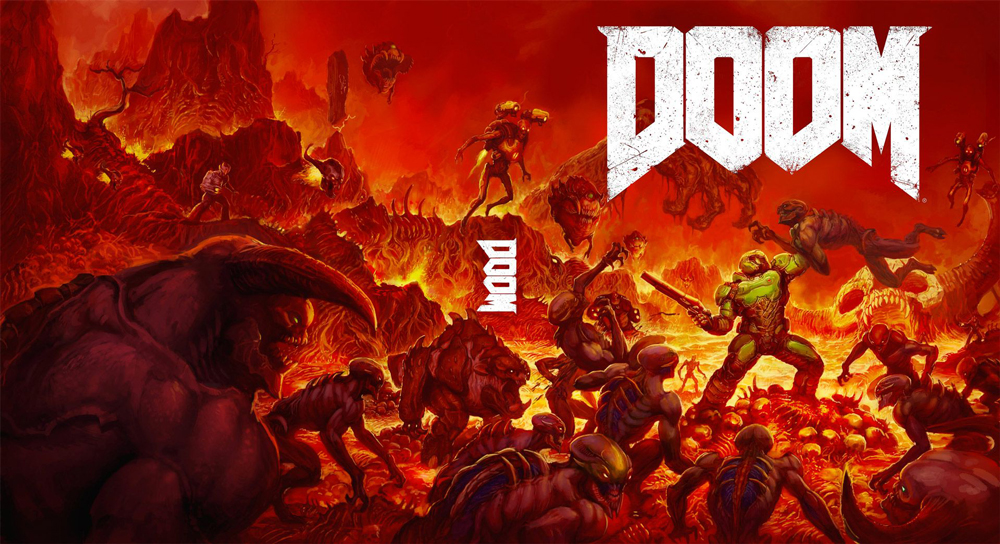 Смотрим геймплей Doom с новой GeForce GTX 1080