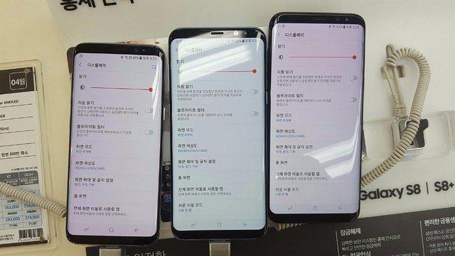 Samsung отрицает красный оттенок на экранах Galaxy S8