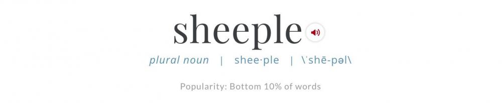 Sheeple - название для адептов Apple. Или Android?
