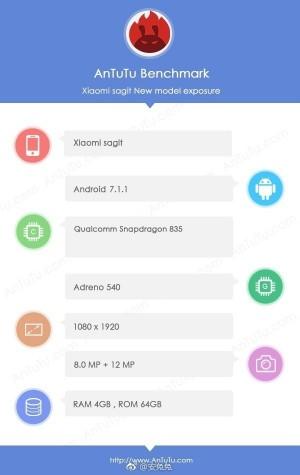 Xiaomi Mi 6 забивает 170000 в бенчмарках!