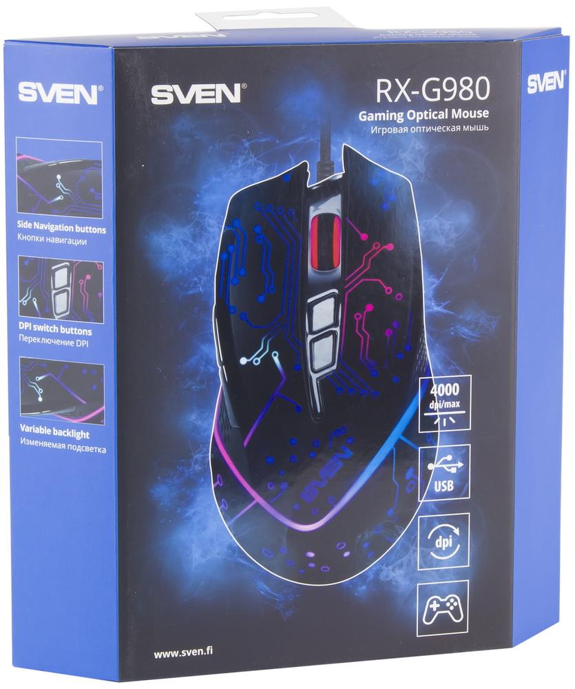 Для любых игр: обзор геймерской мыши SVEN RX-G980