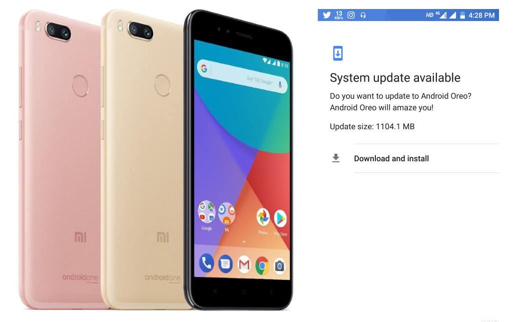 Xiaomi Mi A1 начал получать бета-версию прошивки с Android Oreo