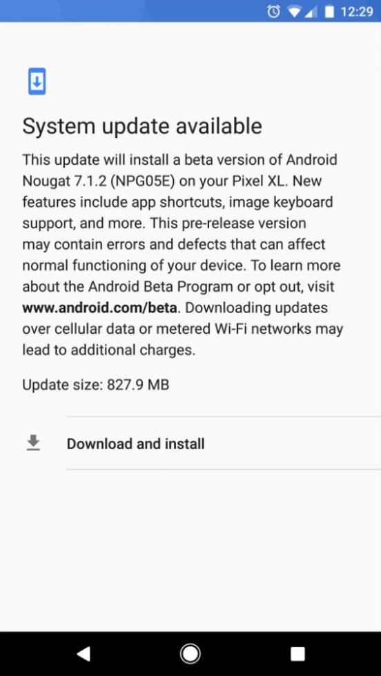 Google начала раздачу Android 7.2.1