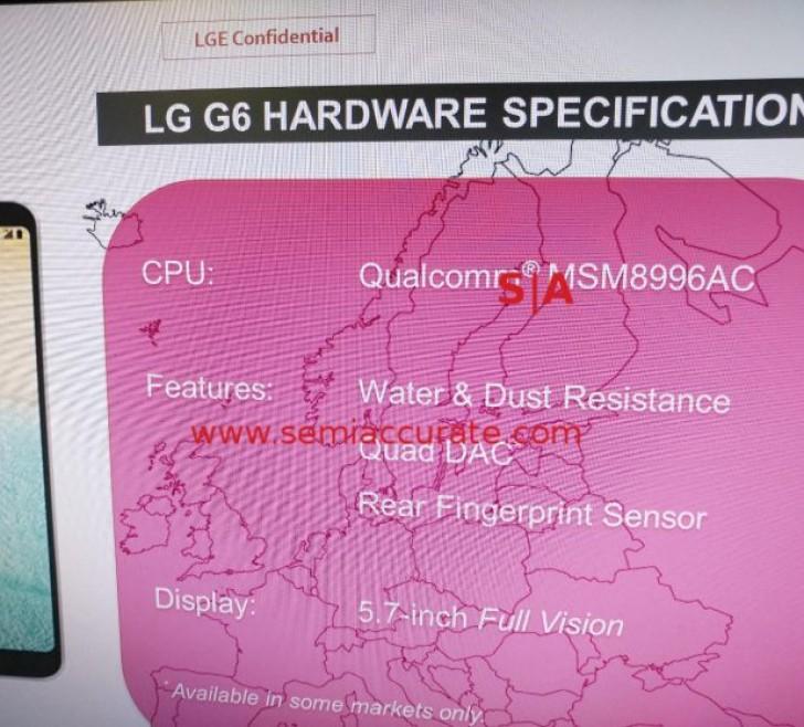LG подтвердила Qualcomm Snapdragon 821 для G6