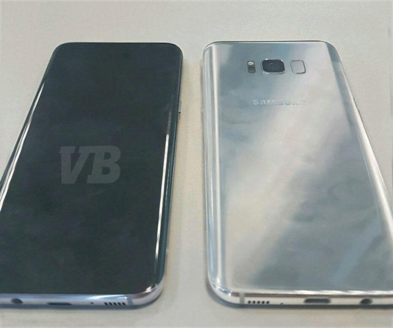 Samsung Galaxy S8 позирует на камеру, а также спецификации
