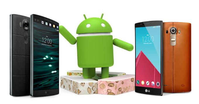 LG G4 и V10 получат Android Nougat во второй половине 2017 года