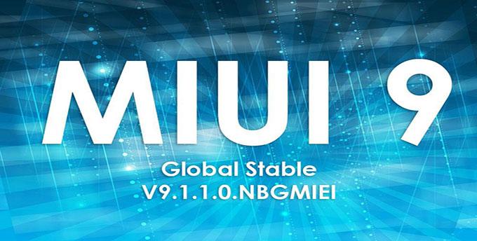 MIUI 9 Global Stable ROM V9.1.1.0 для Xiaomi Redmi 4/4x, Mix 2 и Mi 5 Pro