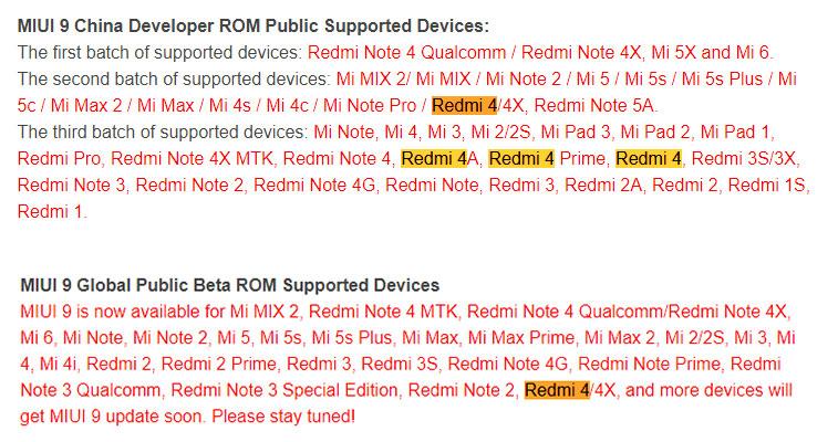 Утро начинается с MIUI 9: обновления до Global Beta ROM 7.11.10 и China Developer ROM 7.11.9