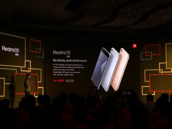 Xiaomi запустила два новых смартфона: Redmi Y1 и Redmi Y1 Lite