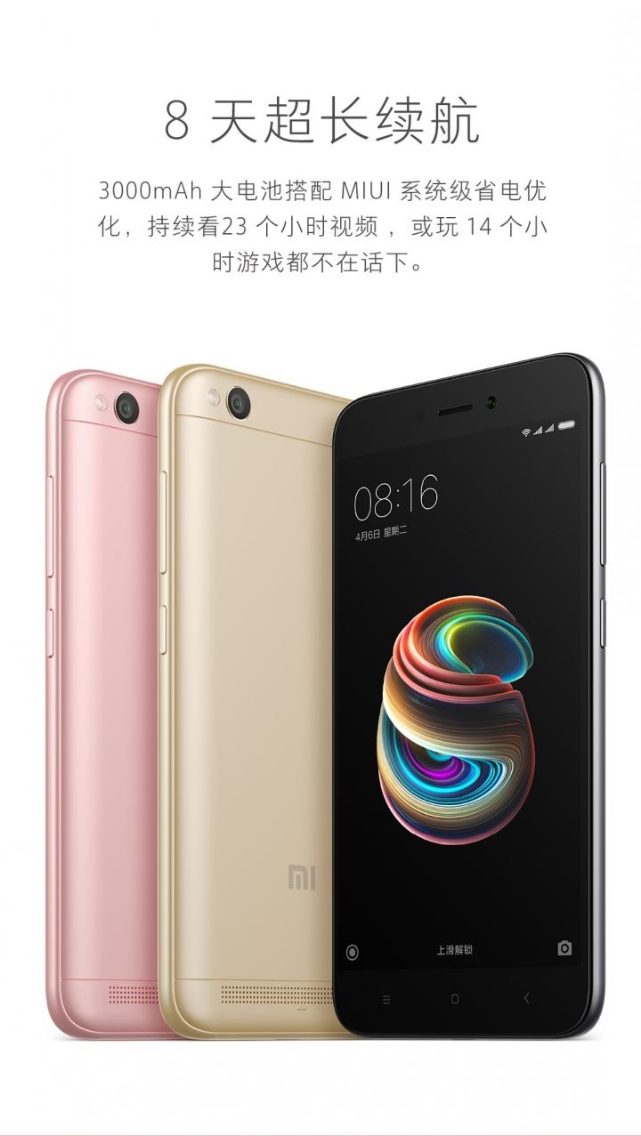 Xiaomi Redmi 5A - очередной смартфон от китайцев дешевле 100 долларов