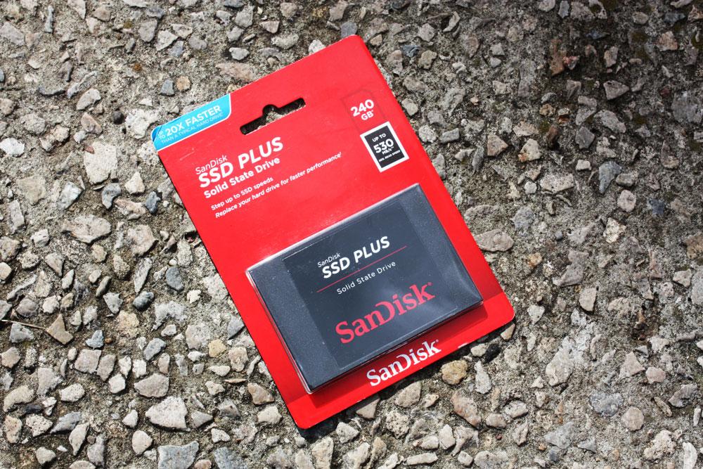 Обзор жёсткого диска SSD SanDisk Plus 240 GB (SDSSDA-240G-G26)
