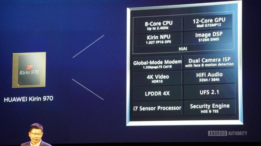 Процессор Huawei Kirin 970 с искусственным интеллектом скоро в смартфонах