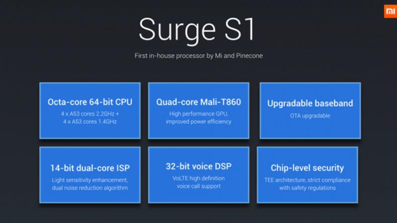 Чипсет Xiaomi Surge S2 обещают показать на MWC 2018