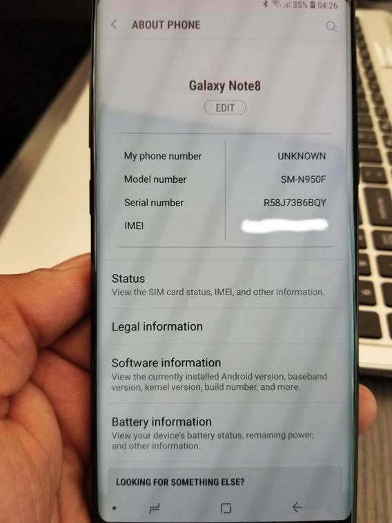 Некоторые Samsung Galaxy Note 8 получают Android Oreo