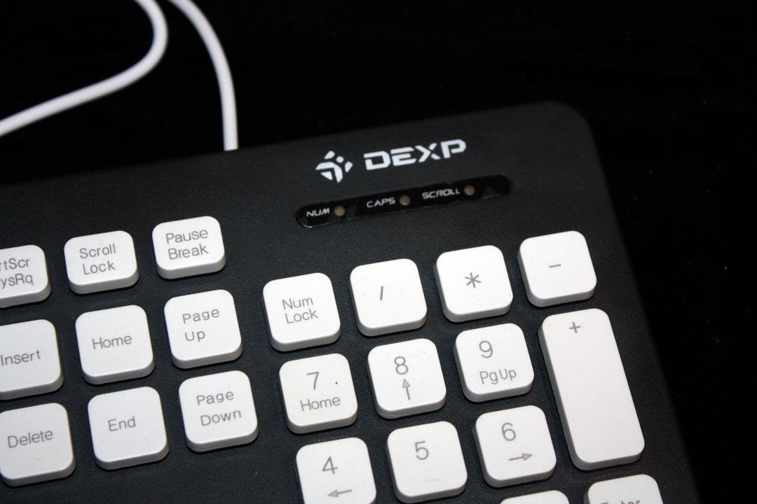 Обзор проводной USB-клавиатуры DEXP K-2001BU
