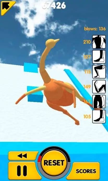 Animal Dismount – игра в которой можно кидать козу