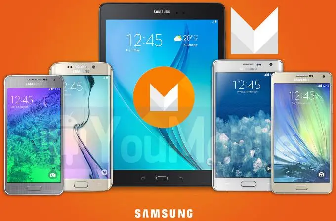 Устройства Samsung, которые получат Marshmallow в начале 2016 года