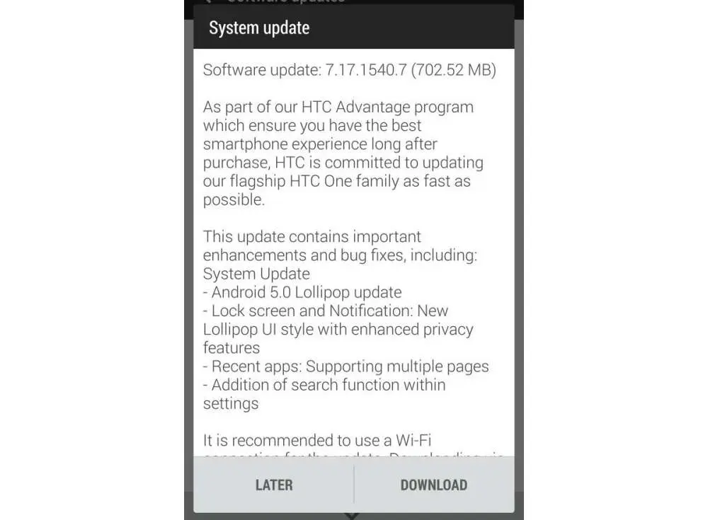 Lollipop к нам приходит: обновления для Xperia Z2, Z3 и HTC One M7