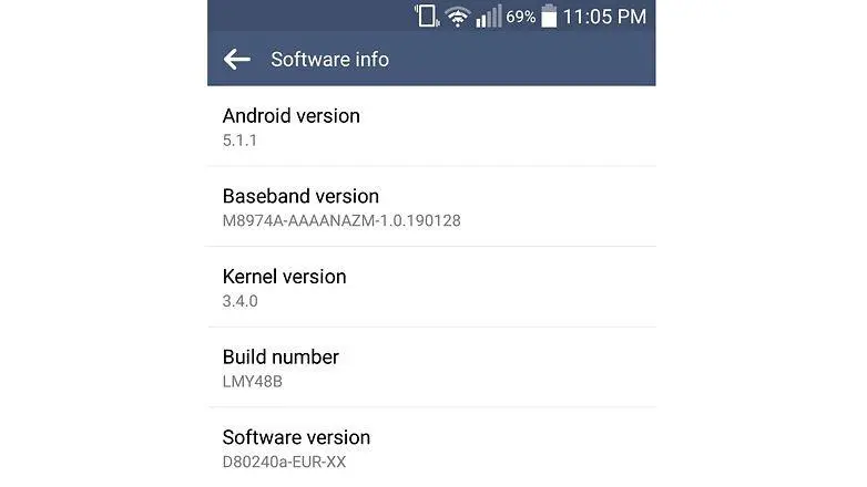 LG G2 скоро получит Android 5.1.1