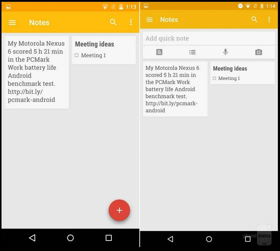 Android M и Android Lollipop: сравниваем визуально