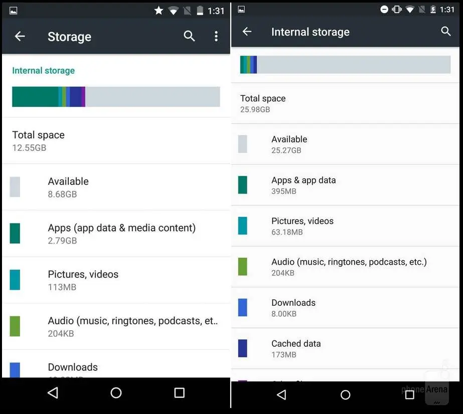 Android M и Android Lollipop: сравниваем визуально