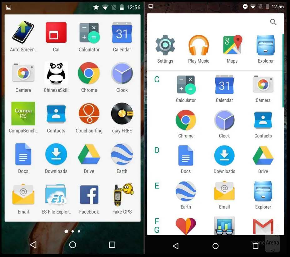 Android M и Android Lollipop: сравниваем визуально