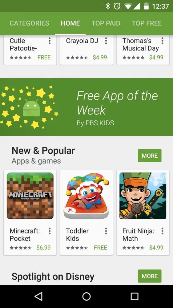 Еженедельные бесплатности в Google Play Store