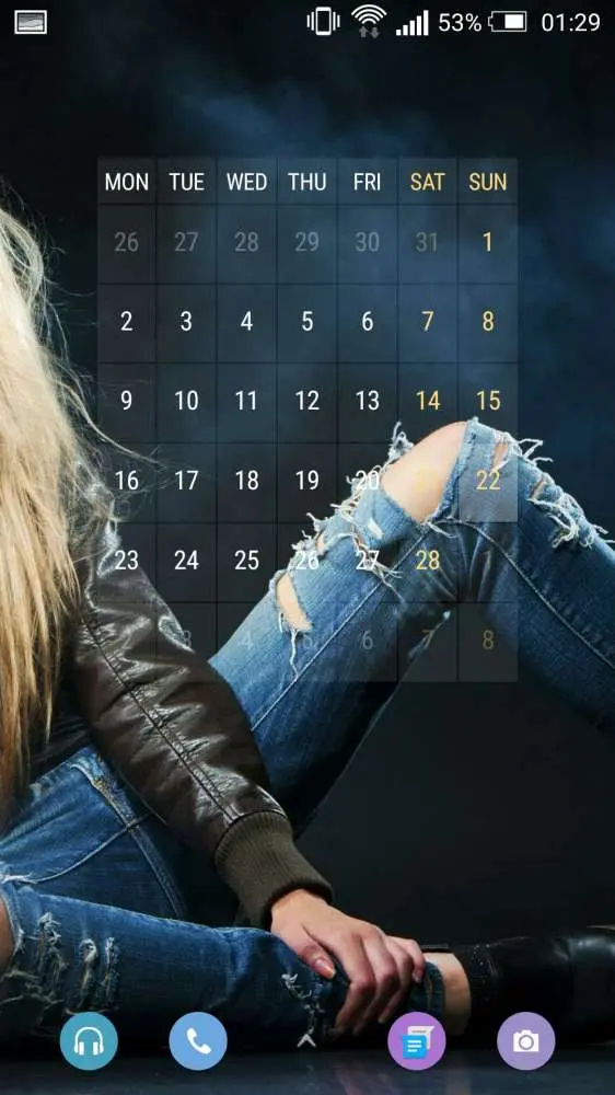 Event Flow Calendar Widget - очень гибкий календарный виджет