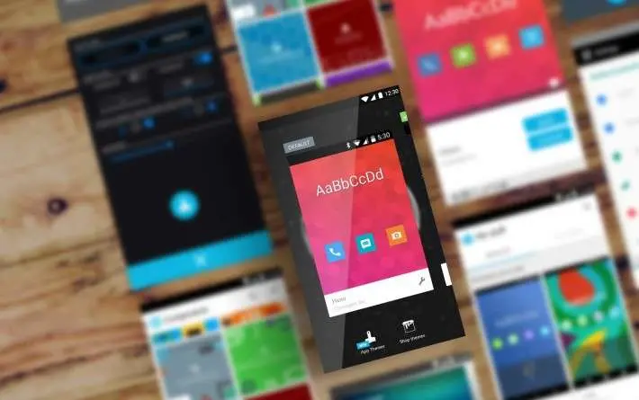Изменение тем оформления для отдельных приложений в Cyanogen