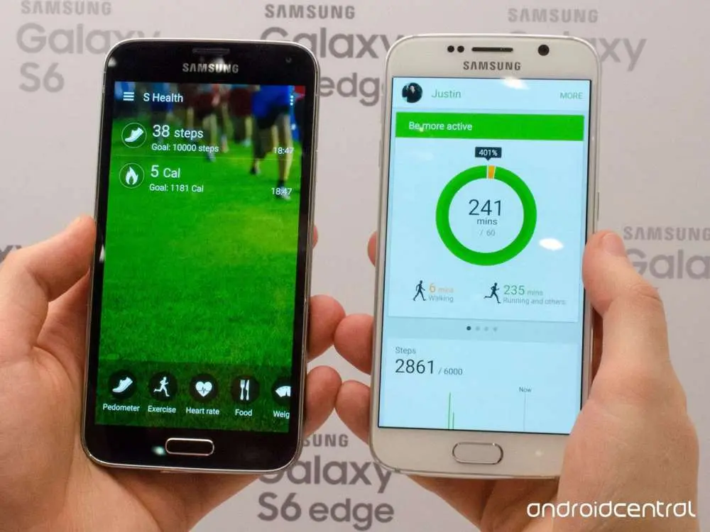 Материальное влияние в Samsung Galaxy S6
