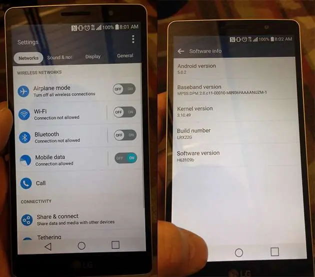 Недавние фото LG G4 могут принадлежать бюджетному аппарату