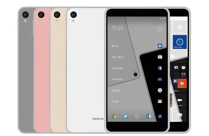 Смотрим на рендеры Nokia C1 на базе Android