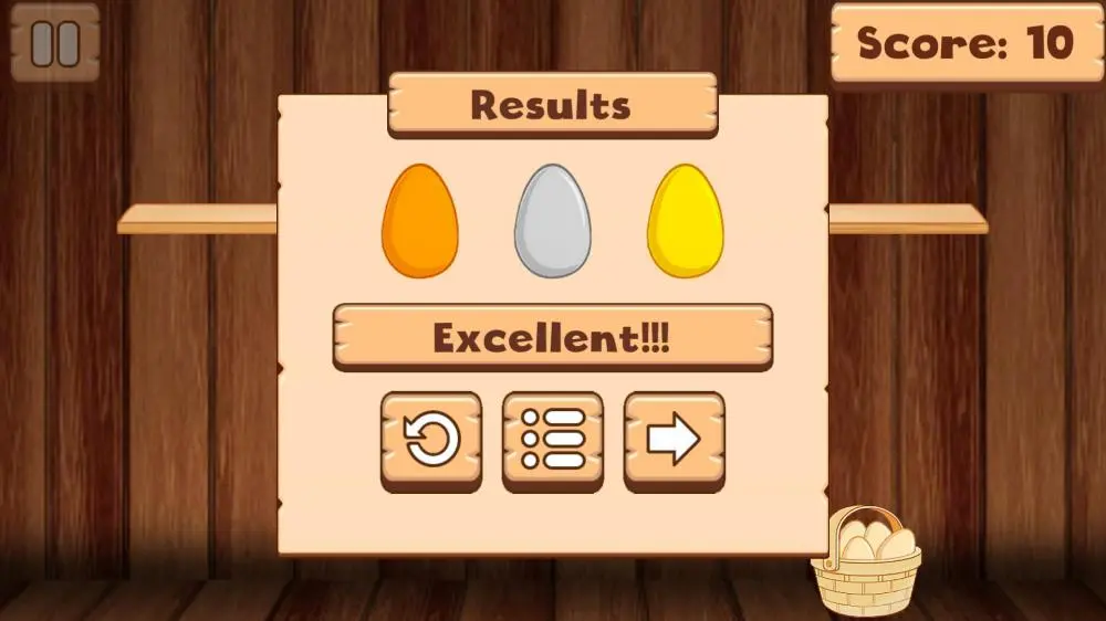 Chicken Madness: Catching Eggs - ни одно не уронить