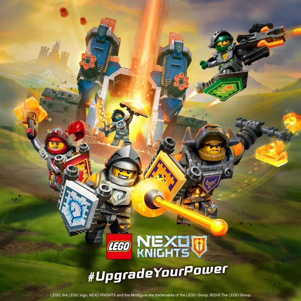 Новая серия LEGO NEXO KNIGHTS стирает границы между реальностью и виртуальным миром