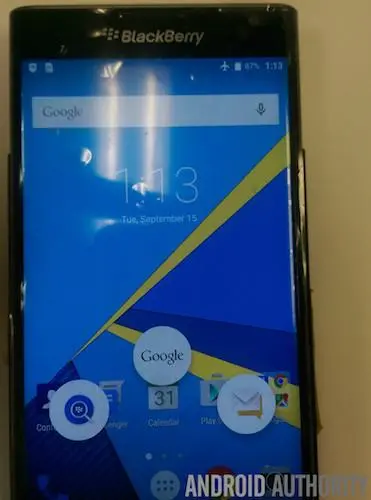 Blackberry Venice на новых фото
