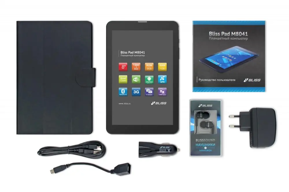 Обзор планшета Bliss Pad M8041 с поддержкой двух SIM-карт