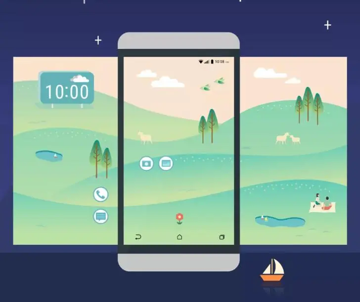 HTC 10 в белом, Sense 8.0, все фирменные обои, Boost+